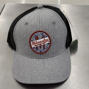 Milwaukee Gray and Black Mesh Cap